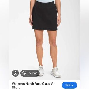 The North Face Black Active Skort class V